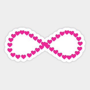 infinity love Sticker